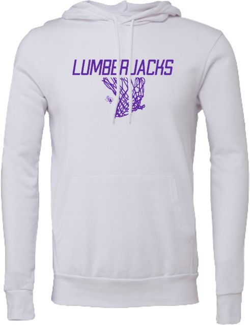 Stephen F Austin Bella + Canvas Fleece Hood SFA Lumberjacks Basketball Net - ONLINE ONLY