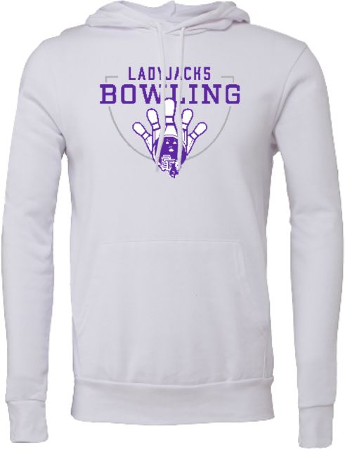 Stephen F Austin Bella + Canvas Fleece Hood SFA Ladyjacks Bowling Shield - ONLINE ONLY