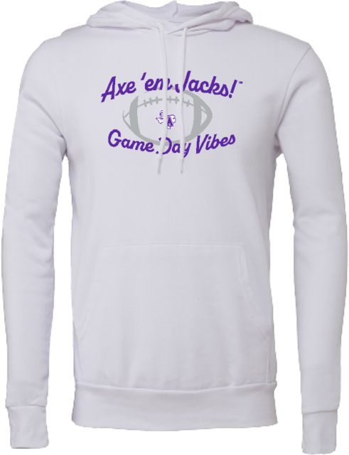 Stephen F Austin Bella + Canvas Fleece Hood SFAAxe Em Jacks - Game Day Vibes - ONLINE ONLY