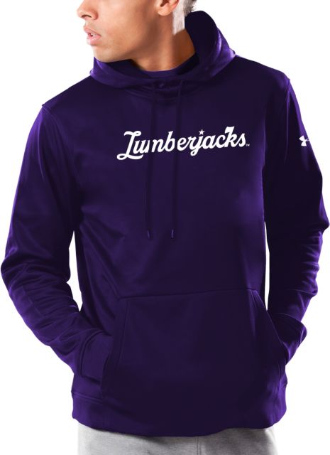 Stephen F Austin Under Armour Armour Fleece Hoodie Script Lumberjacks - ONLINE ONLY