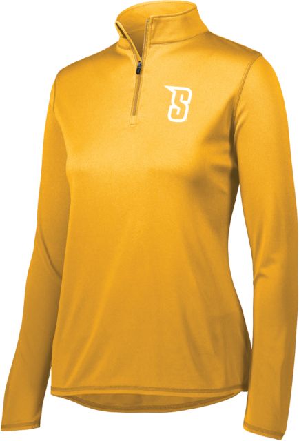 Siena Augusta Sportswear Womens Attain 1/4 Zip Pullover Siena Initial Mark - ONLINE ONLY
