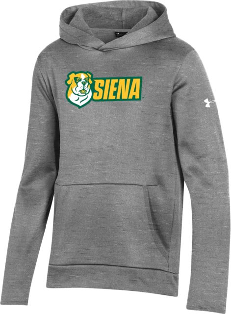 Siena Under Armour Youth Fleece Hoodie Siena Athletic Mark Horizontal - ONLINE ONLY