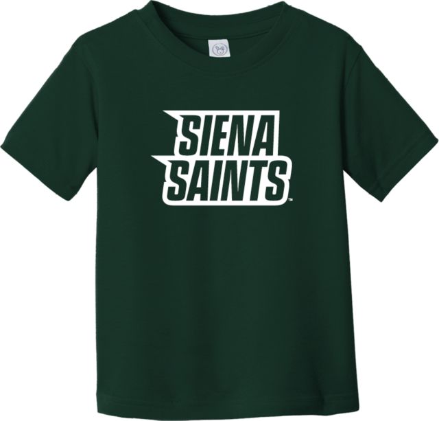 Siena Toddler T Shirt Siena Saints Wordmark Stacked - ONLINE ONLY