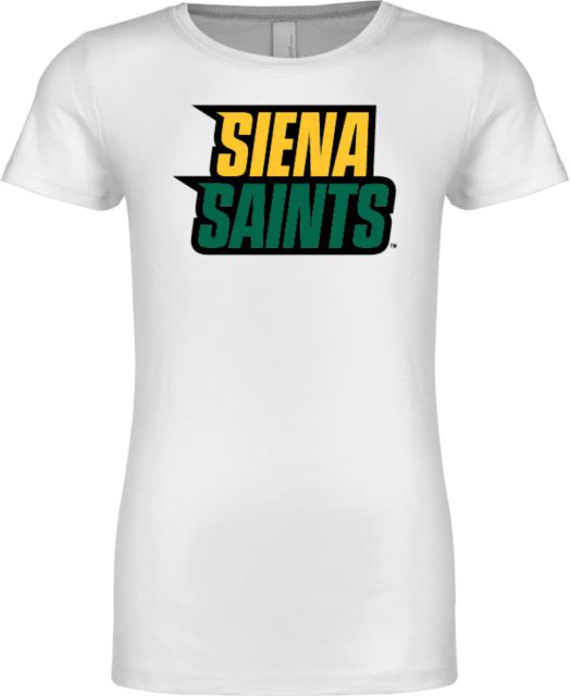 Siena Next Level Girls Fashion Fit T Shirt Siena Saints Wordmark Stacked - ONLINE ONLY