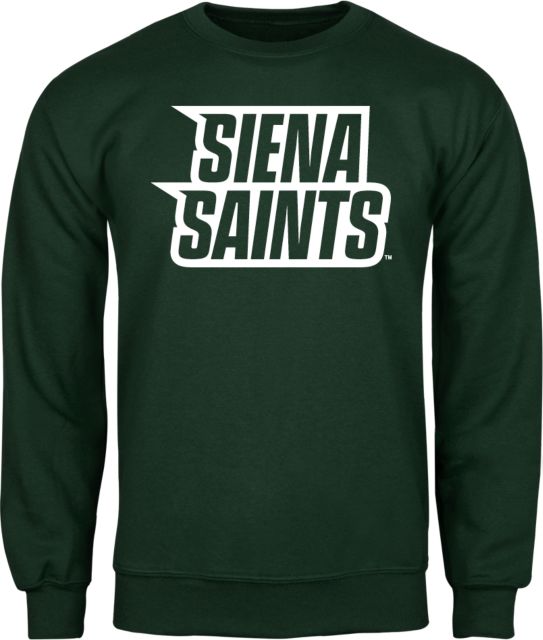 Siena Fleece Crew Siena Saints Wordmark Stacked - ONLINE ONLY