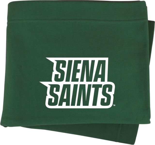 Siena Sweatshirt Blanket Siena Saints Wordmark Stacked - ONLINE ONLY