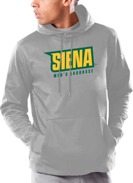 Siena Under Armour Armour Fleece Hoodie Siena Mens Lacrosse - ONLINE ONLY