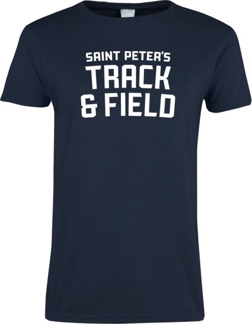 Saint Peters Ladies T Shirt Arched Lockup Track and Field - ONLINE ONLY