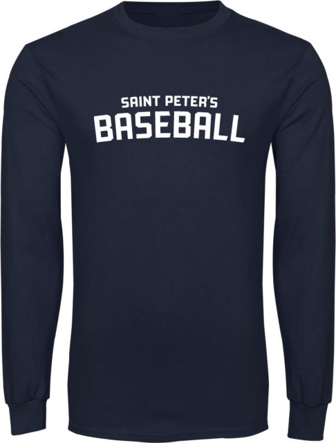 Saint Peters Long Sleeve T Shirt Arched Lockup Baseball - ONLINE ONLY