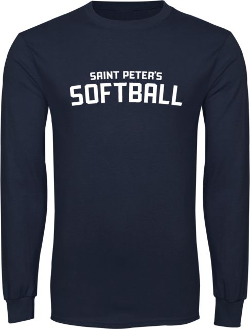 Saint Peters Long Sleeve T Shirt Arched Lockup Softball - ONLINE ONLY