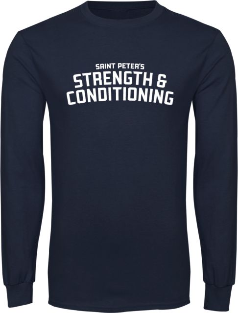 Saint Peters Long Sleeve T Shirt Arched Lockup Strength and Conditioning - ONLINE ONLY