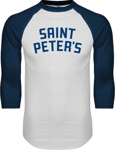 Saint Peters Raglan Baseball T Shirt Saint Peters Arched - ONLINE ONLY