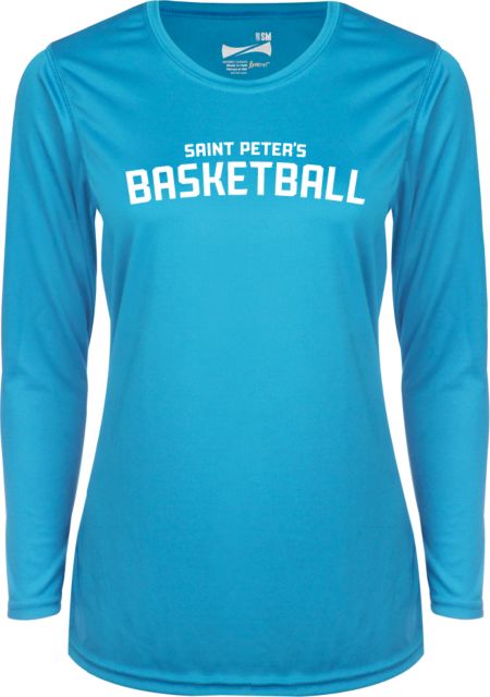 Saint Peters Ladies Syntrel Performance Longsleeve Shirt Arched Lockup Basketball - ONLINE ONLY