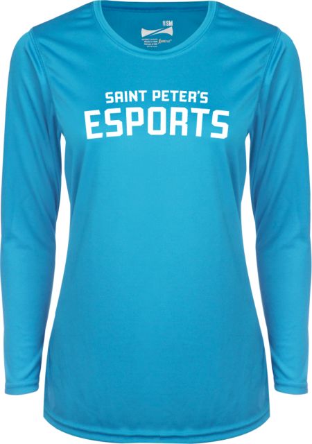 Saint Peters Ladies Syntrel Performance Longsleeve Shirt Arched Lockup Esports - ONLINE ONLY