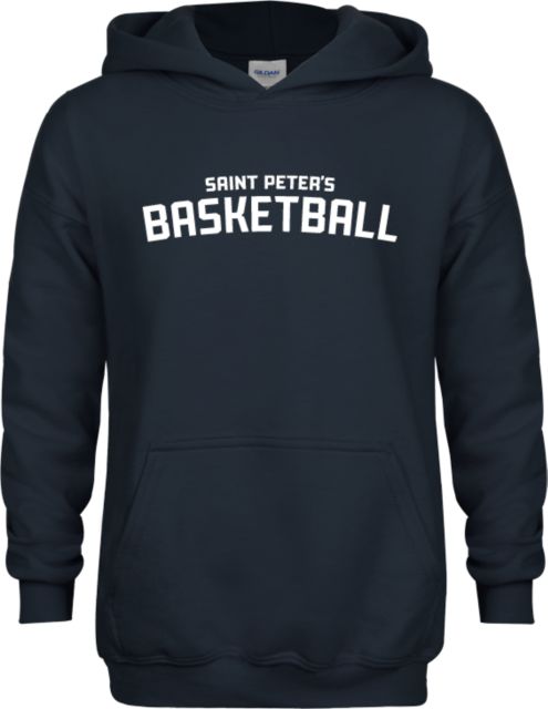 Saint Peters Youth Fleece Hoodie Arched Lockup Basketball - ONLINE ONLY