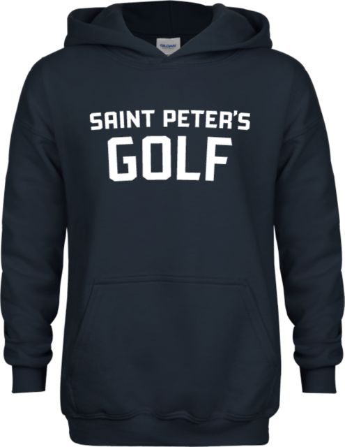 Saint Peters Youth Fleece Hoodie Arched Lockup Golf - ONLINE ONLY