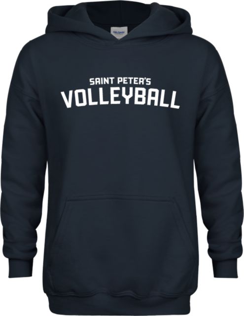 Saint Peters Youth Fleece Hoodie Arched Lockup Volleyball - ONLINE ONLY