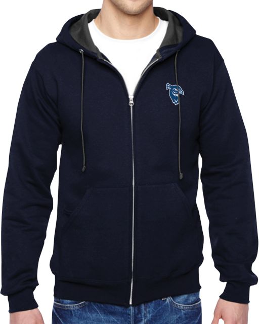 Saint Peters Fleece Full Zip Hoodie Saint Peters Mascot Head - ONLINE ONLY