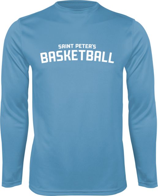 Saint Peters Performance Longsleeve Shirt Arched Lockup Basketball - ONLINE ONLY