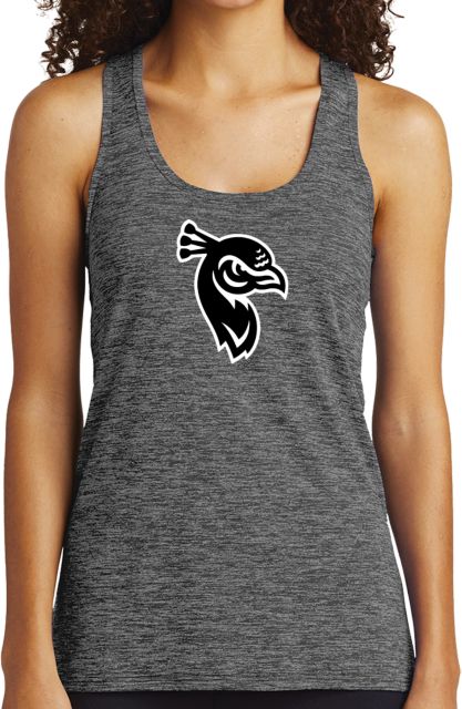 Saint Peters Ladies Heather Performance Tank Saint Peters Mascot Head - ONLINE ONLY