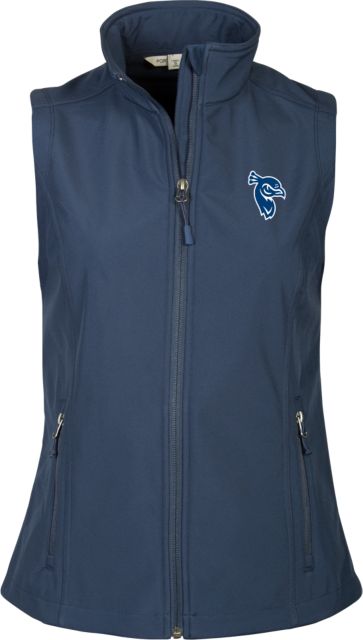 Saint Peters Ladies Core Softshell Vest Saint Peters Mascot Head - ONLINE ONLY