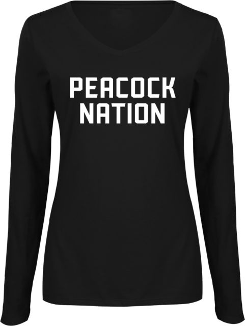 Saint Peters Ladies Long Sleeve V Neck Tee Saint Peters Fanbase Logootype - ONLINE ONLY