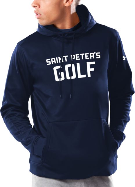 Saint Peters Under Armour Armour Fleece Hoodie Arched Lockup Golf - ONLINE ONLY