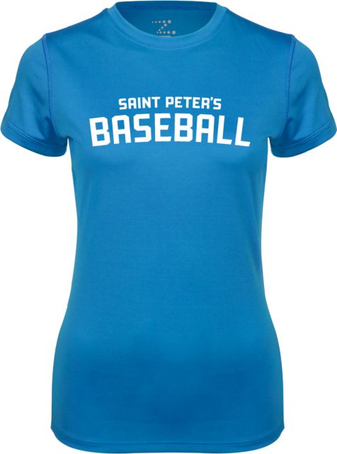 Saint Peters Ladies Syntrel Performance Tee Arched Lockup Baseball - ONLINE ONLY