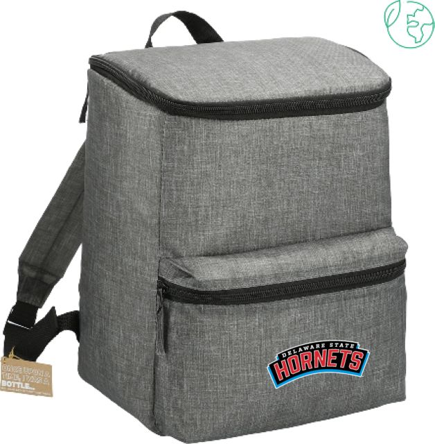 Delaware State Excursion Recycled 20 Can Backpack Cooler Delaware State Primary Athletic Wordmark - ONLINE ONLY