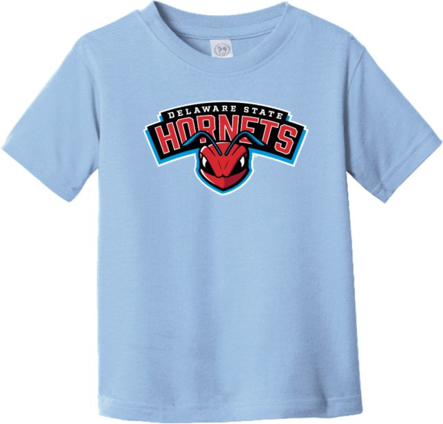 Delaware State Toddler T Shirt Delaware State Hornet Head Wordmark - ONLINE ONLY