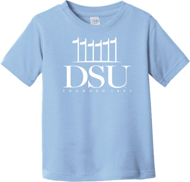 Delaware State Toddler T Shirt DSU Academic with Flags - ONLINE ONLY
