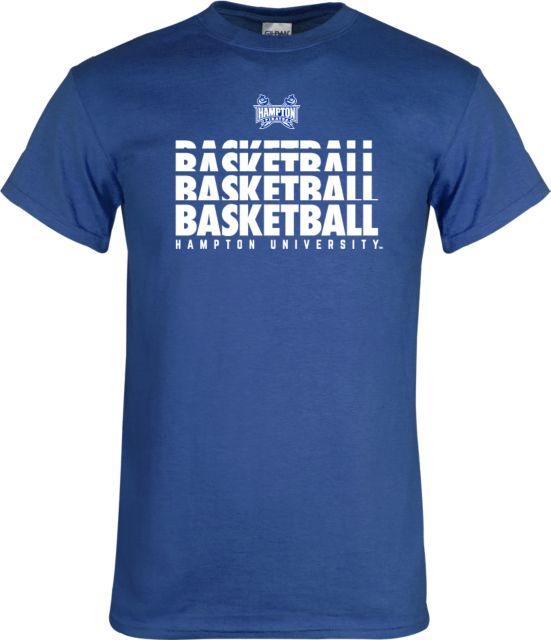 Hampton T Shirt Basketball Stacked Design - ONLINE ONLY