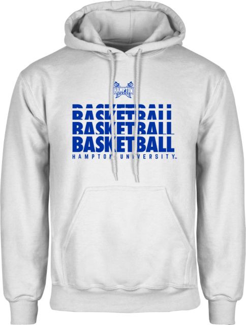 Hampton Fleece Hoodie Basketball Stacked Design - ONLINE ONLY