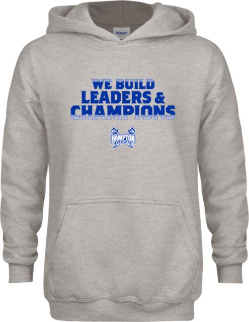 Hampton Youth Fleece Hood We Build Leaders - ONLINE ONLY