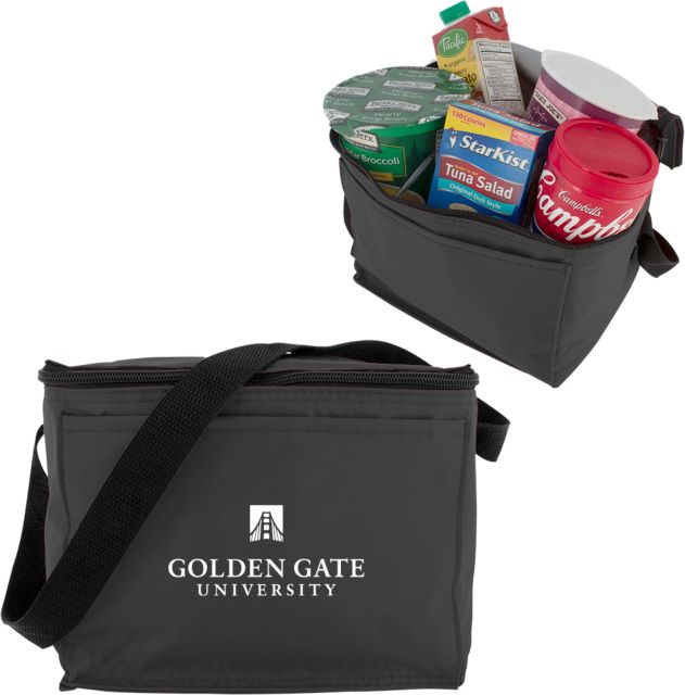 Golden Gate Six Pack Cooler Golden Gate University Stacked - ONLINE ONLY
