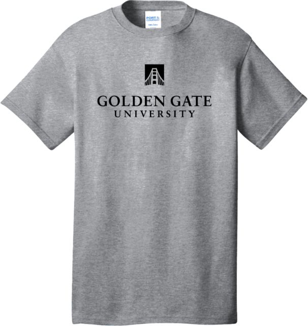Golden Gate Extended Athletic T Shirt Golden Gate University Stacked - ONLINE ONLY