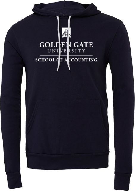 Golden Gate Bella + Canvas Fleece Hood School of Accounting - Golden Gate University - ONLINE ONLY