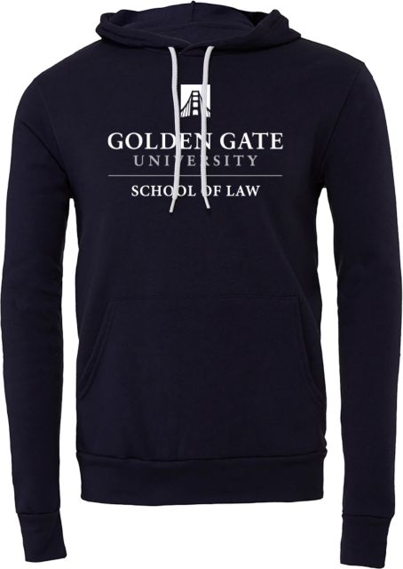 Golden Gate Bella + Canvas Fleece Hood School of Law - Golden Gate University - ONLINE ONLY