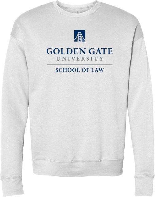 Golden Gate Bella + Canvas Fleece Crew School of Law - Golden Gate University - ONLINE ONLY