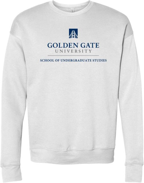 Golden Gate Bella + Canvas Fleece Crew School of Undergraduate Studies - Golden Gate University - ONLINE ONLY