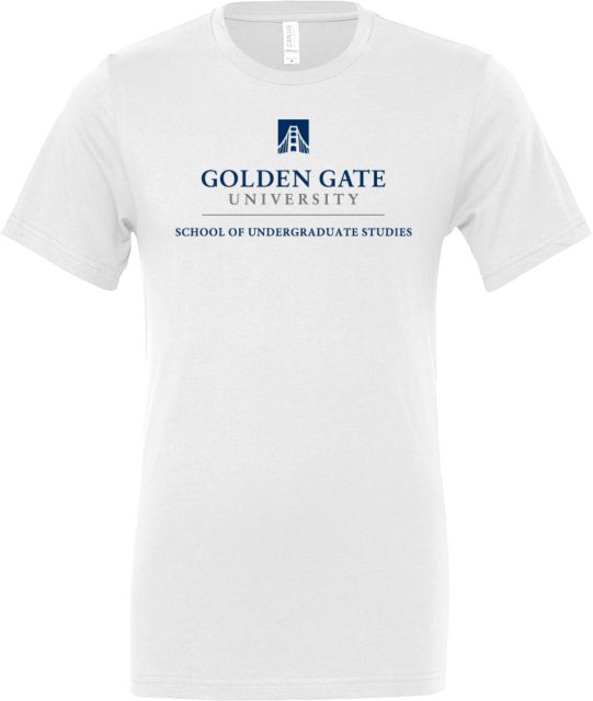 Golden Gate Bella + Canvas Jersey Cotton T Shirt School of Undergraduate Studies - Golden Gate University - ONLINE ONLY