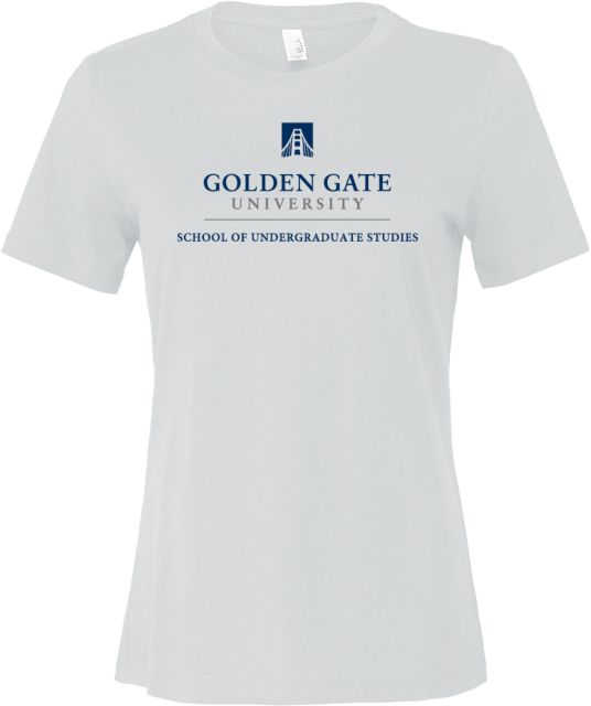 Golden Gate Bella + Canvas Womens Relaxed Cotton T Shirt School of Undergraduate Studies - Golden Gate University - ONLINE ONLY