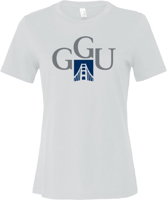 Golden Gate Bella + Canvas Womens Relaxed Cotton T Shirt Golden Gate University Insignia - ONLINE ONLY