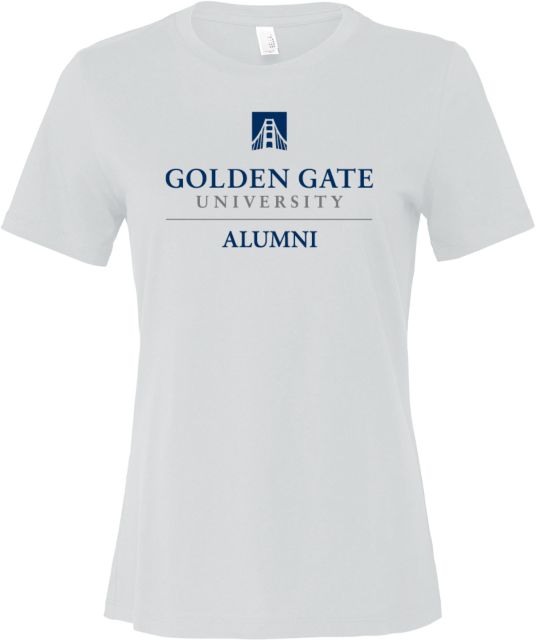 Golden Gate University Alumni Bella + Canvas Women's Relaxed Cotton Short Sleeve T-Shirt - ONLINE ONLY