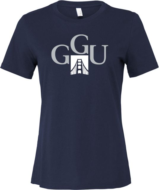 Golden Gate Bella + Canvas Womens Relaxed Cotton T Shirt Golden Gate University Insignia - ONLINE ONLY