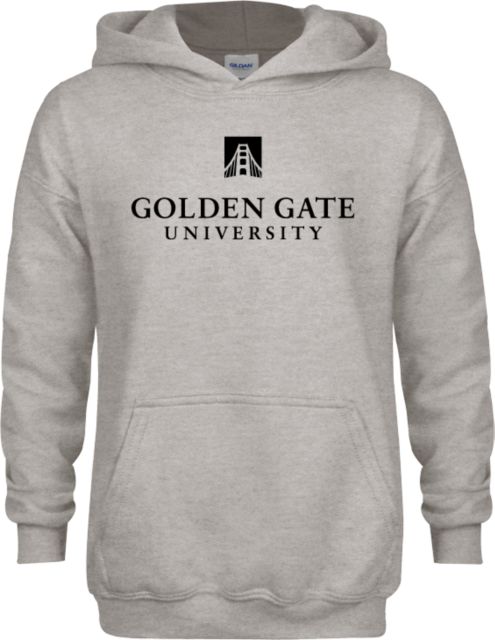 Golden Gate Youth Fleece Hood Golden Gate University Stacked - ONLINE ONLY