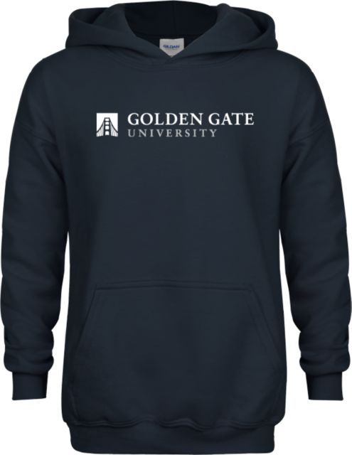 Golden Gate Youth Fleece Hoodie Golden Gate University Stack Left - ONLINE ONLY