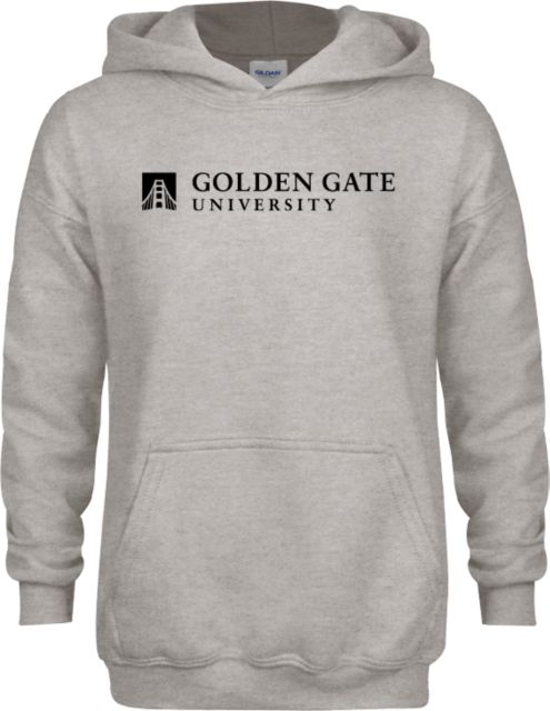 Golden Gate Youth Fleece Hood Golden Gate University Stack Left - ONLINE ONLY