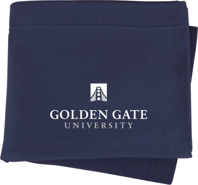 Golden Gate Sweatshirt Blanket Golden Gate University Stacked - ONLINE ONLY