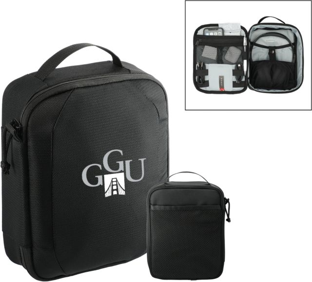 Golden Gate RPET Headphone and Tech Case Golden Gate University Insignia - ONLINE ONLY